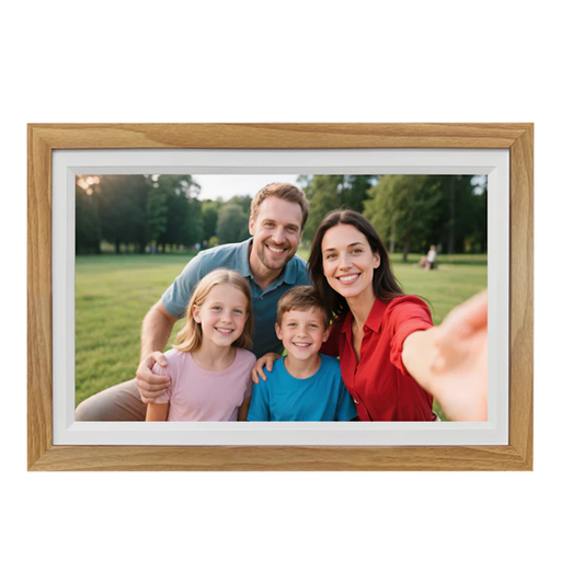 [7505] 10-Inch WiFi Digital Photo Frame - Touch Screen, 32GB ROM, Frameo App